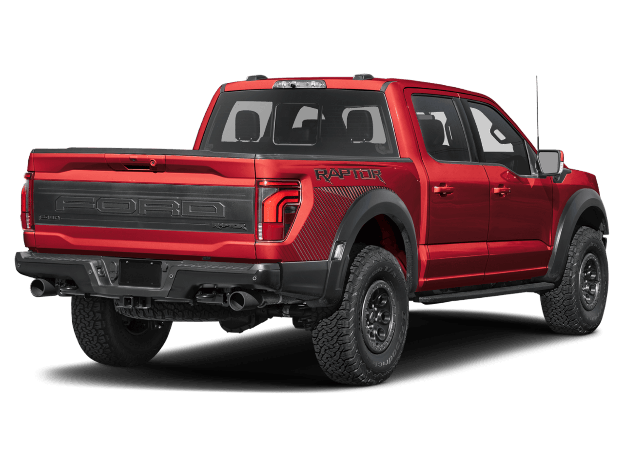 2026 Ford F-150 Raptor - Rear 3/4, facing to the right
