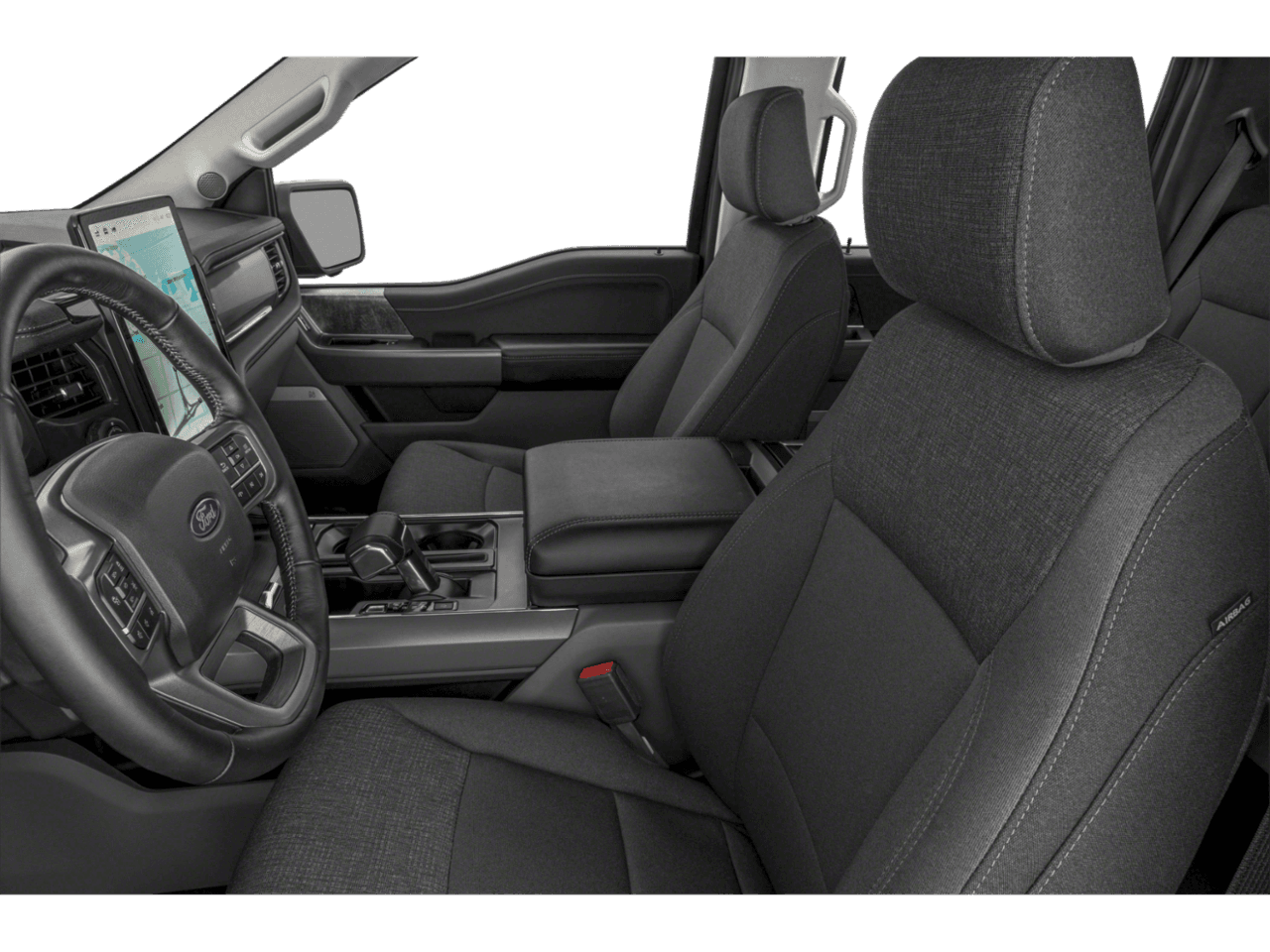 2026 Ford F-150 Lightning Flash - Interior Driver's Side with Door Open, Front Seat Feature