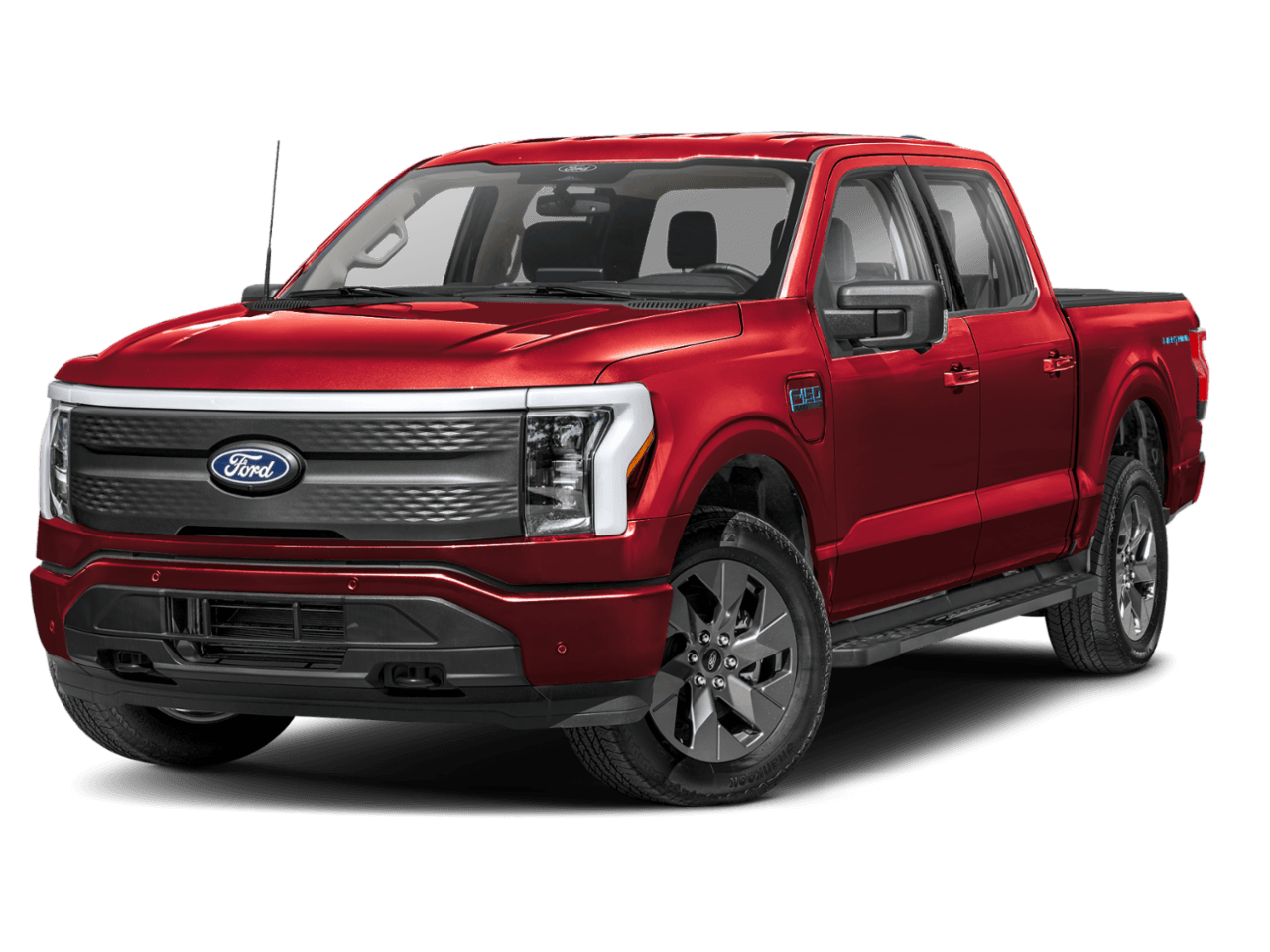 2026 Ford F-150 Lightning Flash - Front 3/4, facing to the left