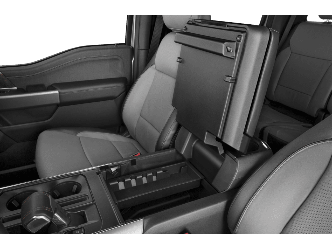 2026 Ford F-150 Lightning LARIAT - Interior Center Storage Console
