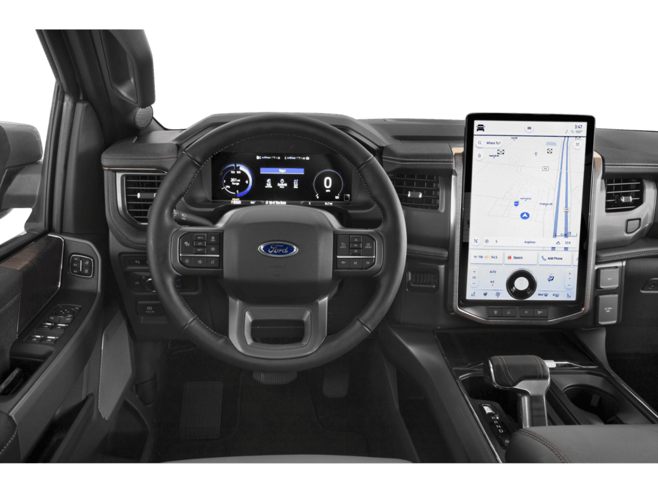 2026 Ford F-150 Lightning LARIAT - Interior Drivers Dash