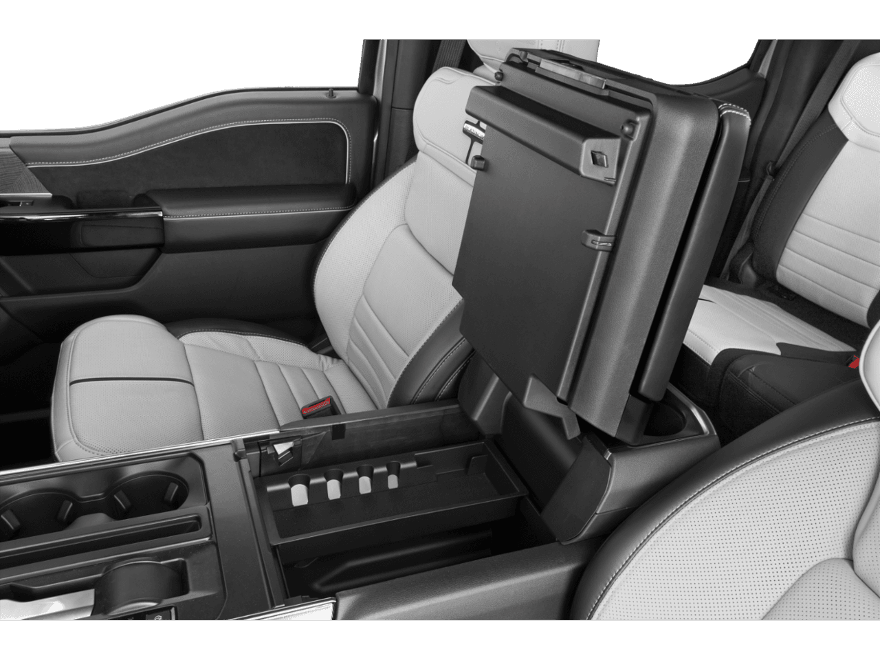 2026 Ford F-150 Lightning Platinum - Interior Center Storage Console
