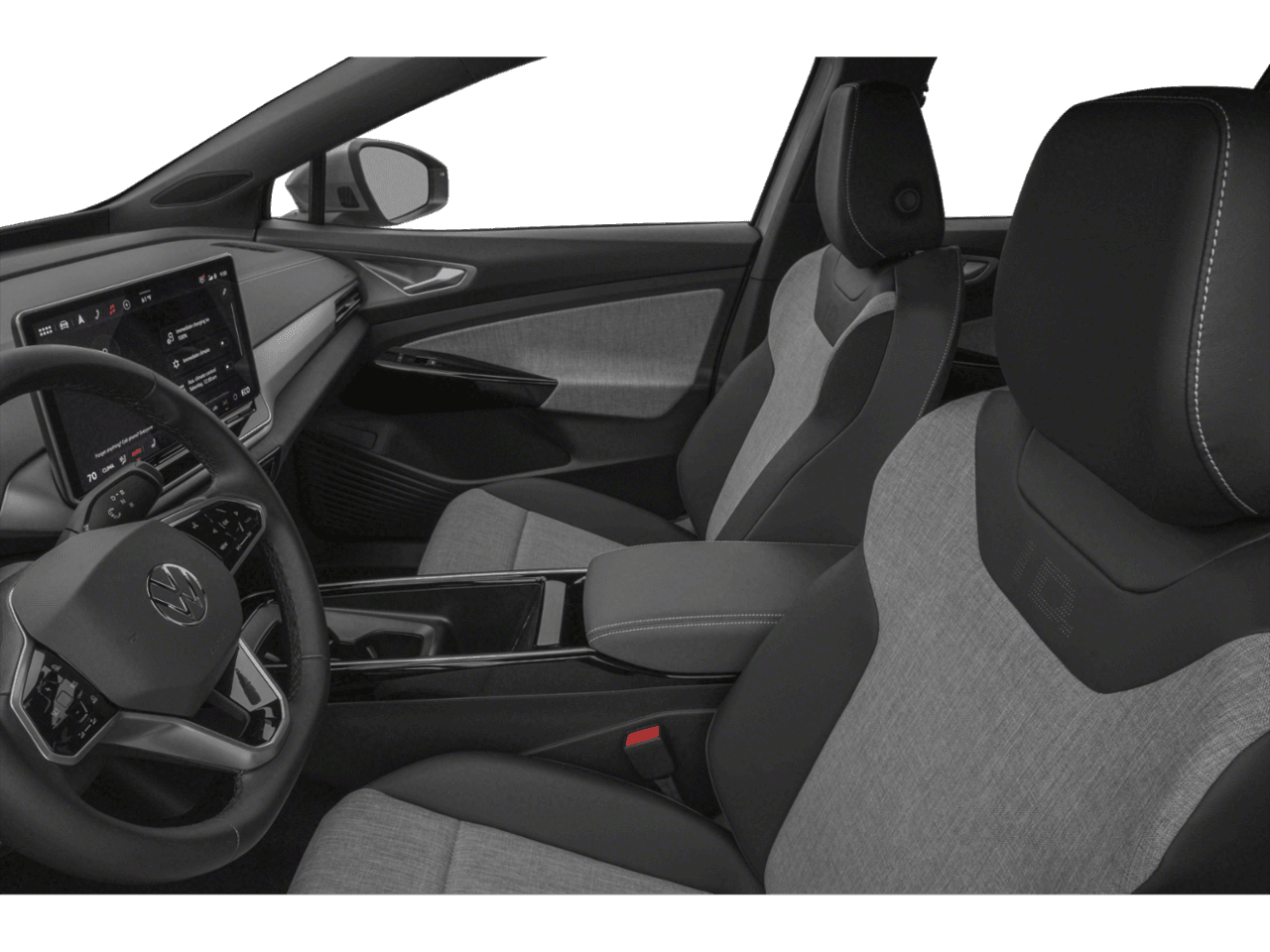 2026 Volkswagen ID.4 Pro - Interior Driver's Side with Door Open, Front Seat Feature