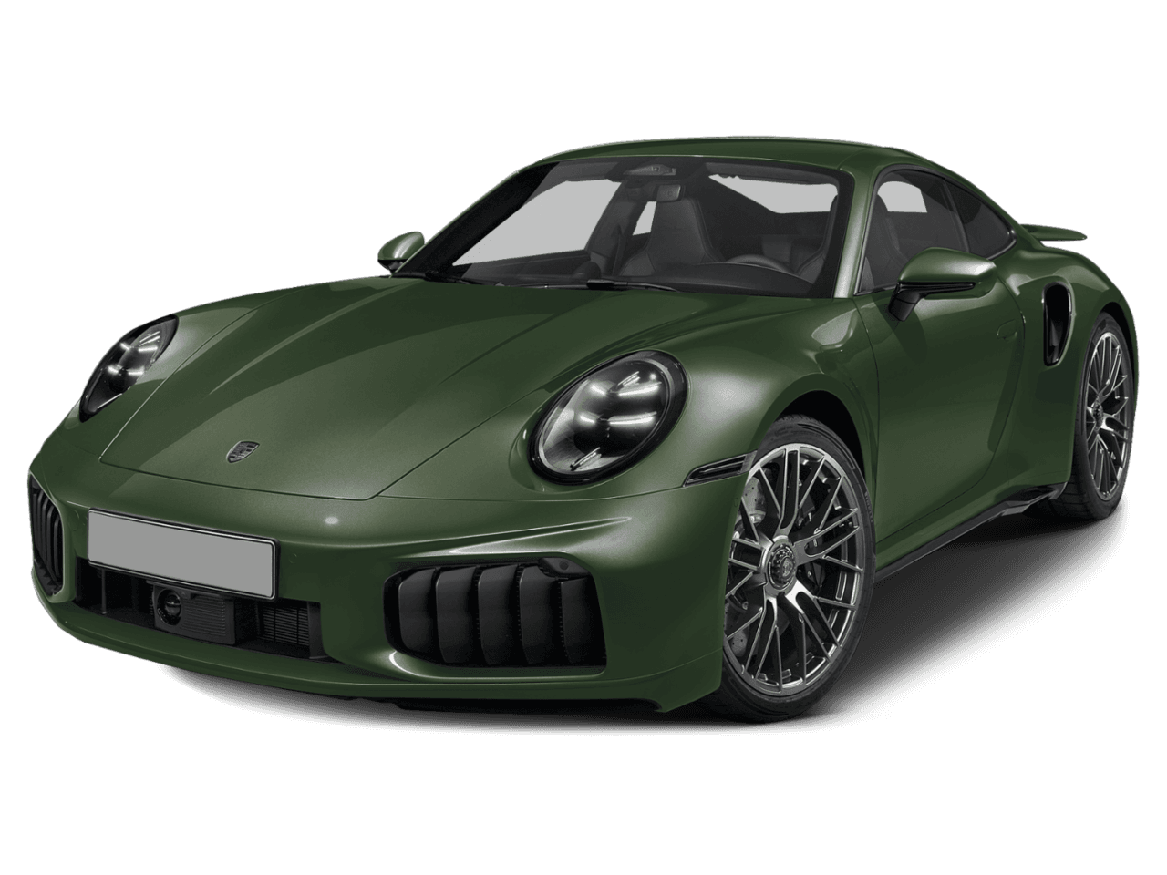 2026 Porsche 911 Turbo - Front 3/4, facing to the left
