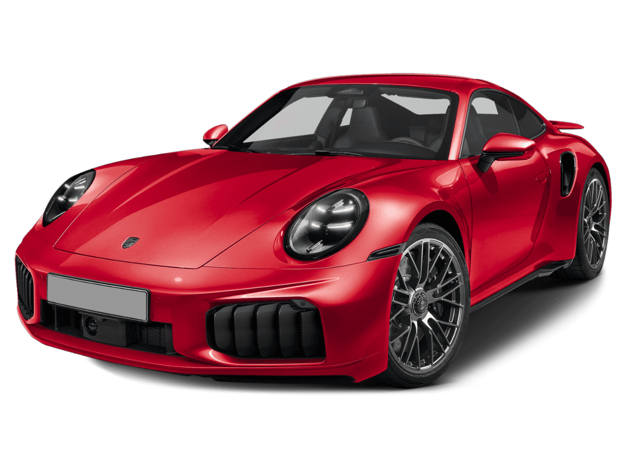 2026 Porsche 911 Turbo - Front 3/4, facing to the left