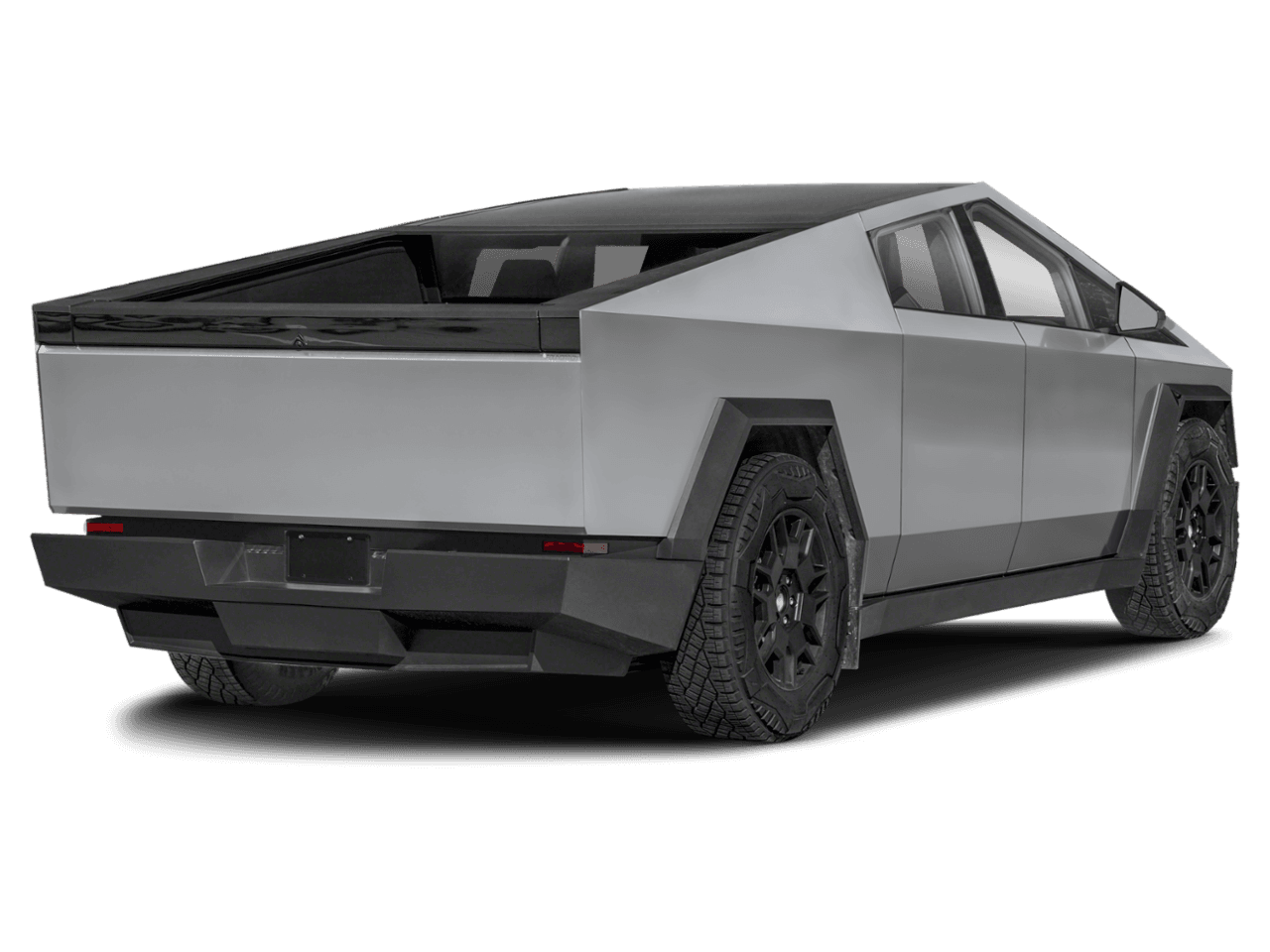 2026 Tesla Cybertruck  - Rear 3/4, facing to the right