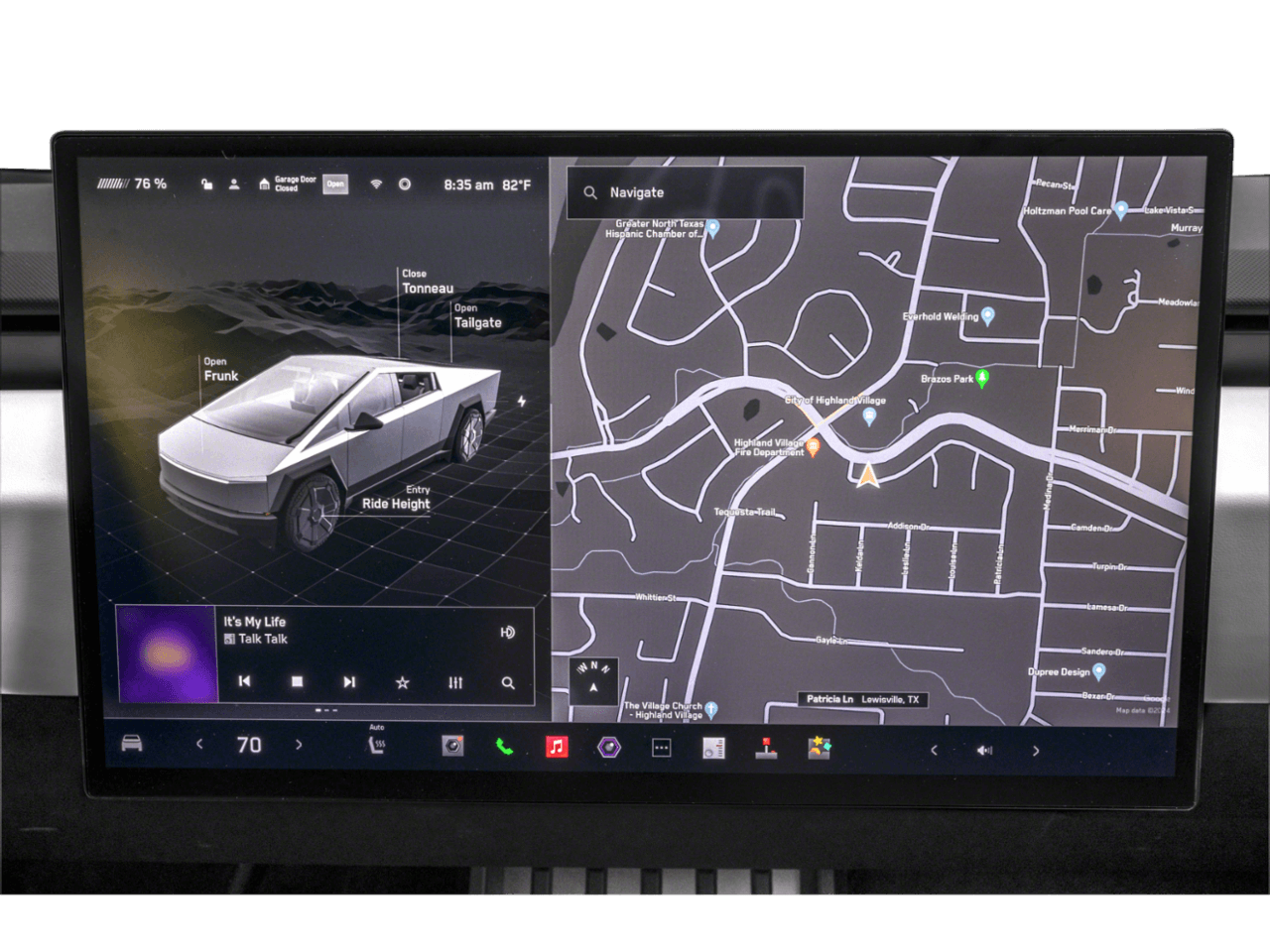 2026 Tesla Cybertruck Cyberbeast - Interior Navigation System