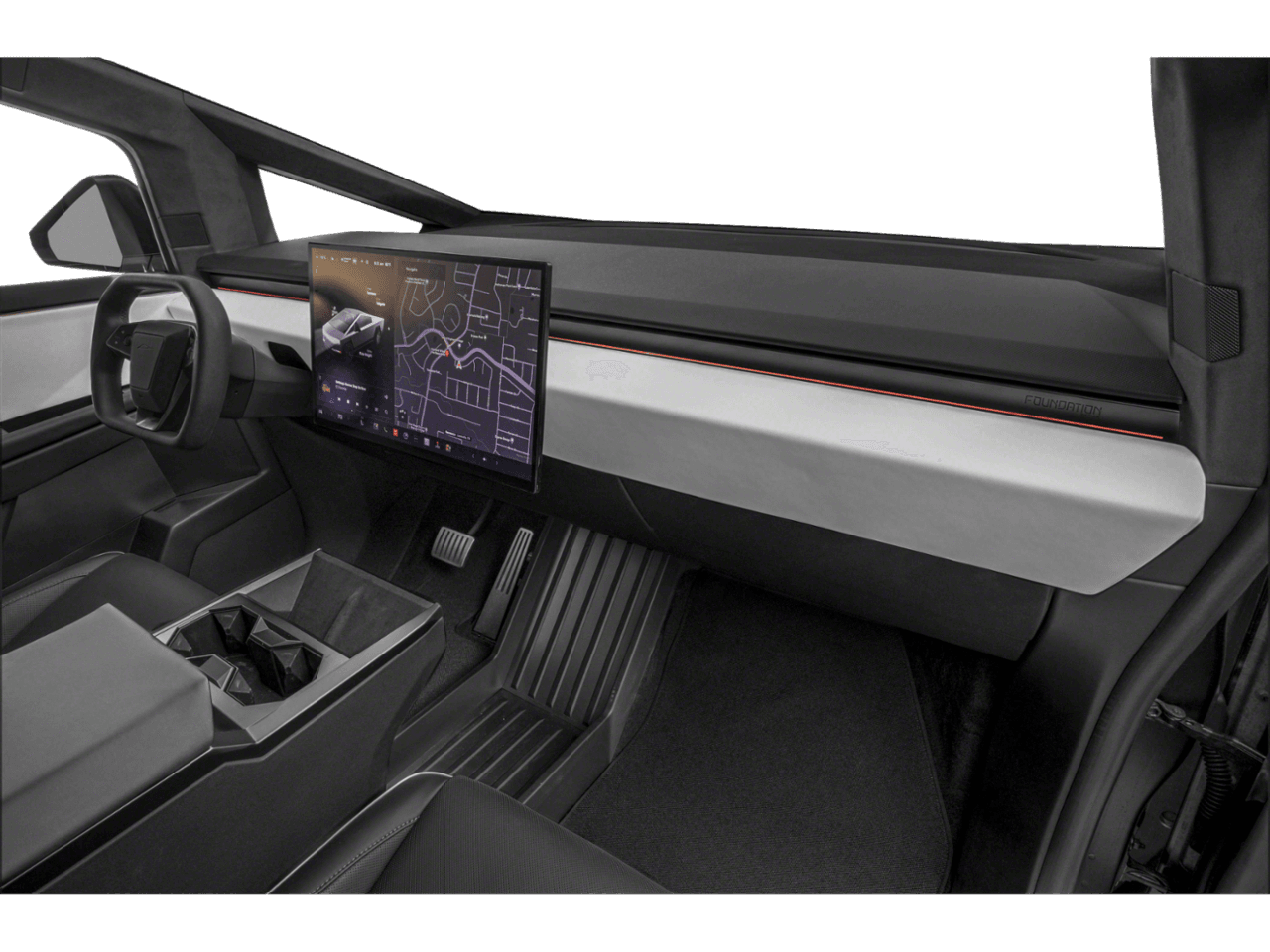 2026 Tesla Cybertruck Cyberbeast - Interior Passenger Dash