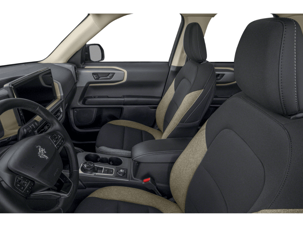 2026 Ford Bronco Sport Big Bend - Interior Driver's Side with Door Open, Front Seat Feature