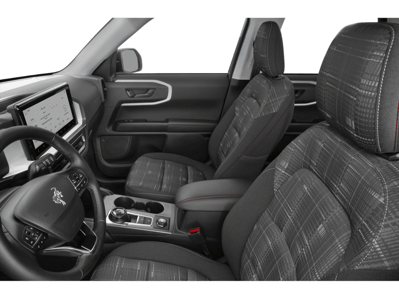 2026 Ford Bronco Sport Heritage - Interior Driver's Side with Door Open, Front Seat Feature