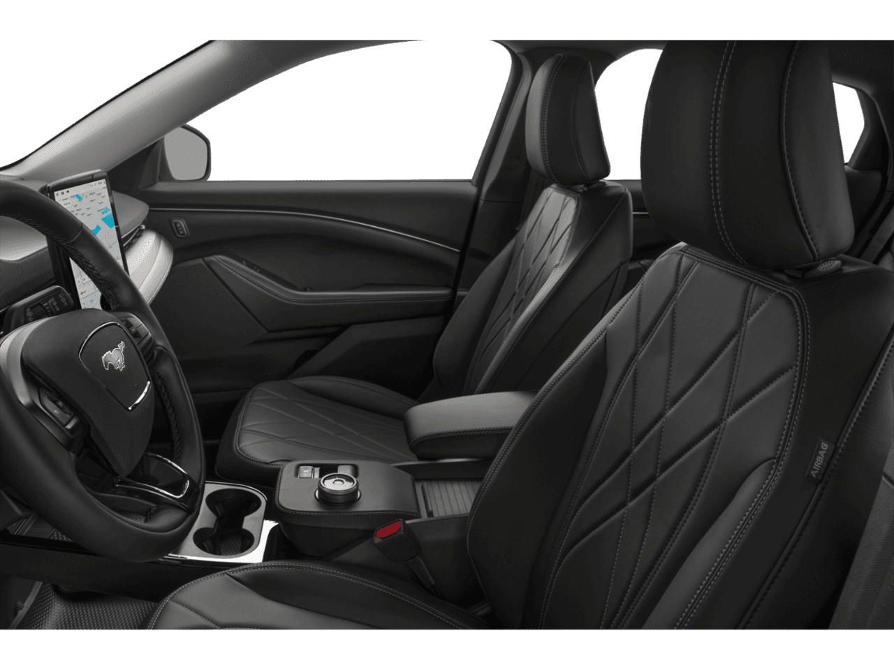 2026 Ford Mustang Mach-E Select - Interior Driver's Side with Door Open, Front Seat Feature