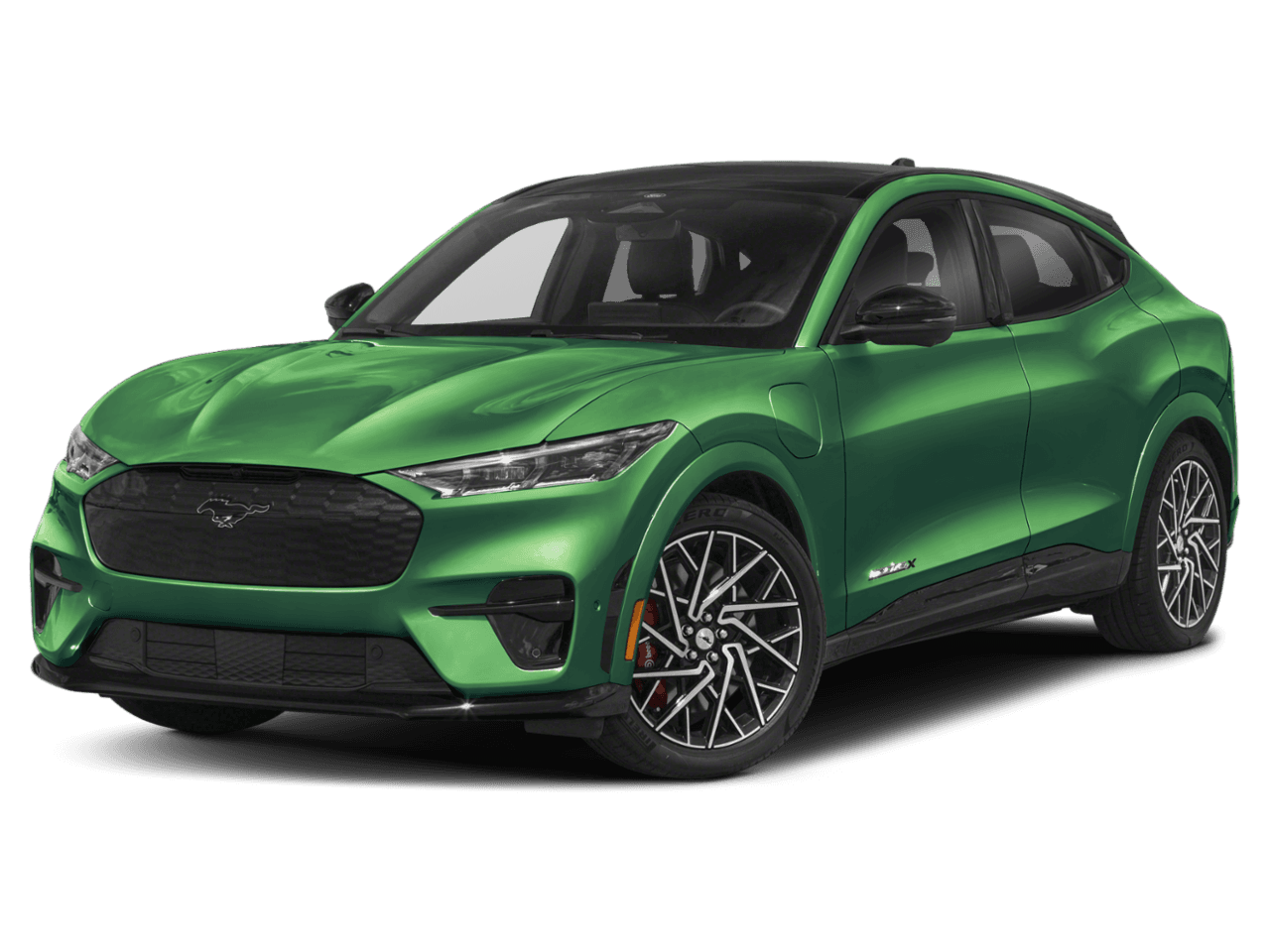 2026 Ford Mustang Mach-E GT - Front 3/4, facing to the left
