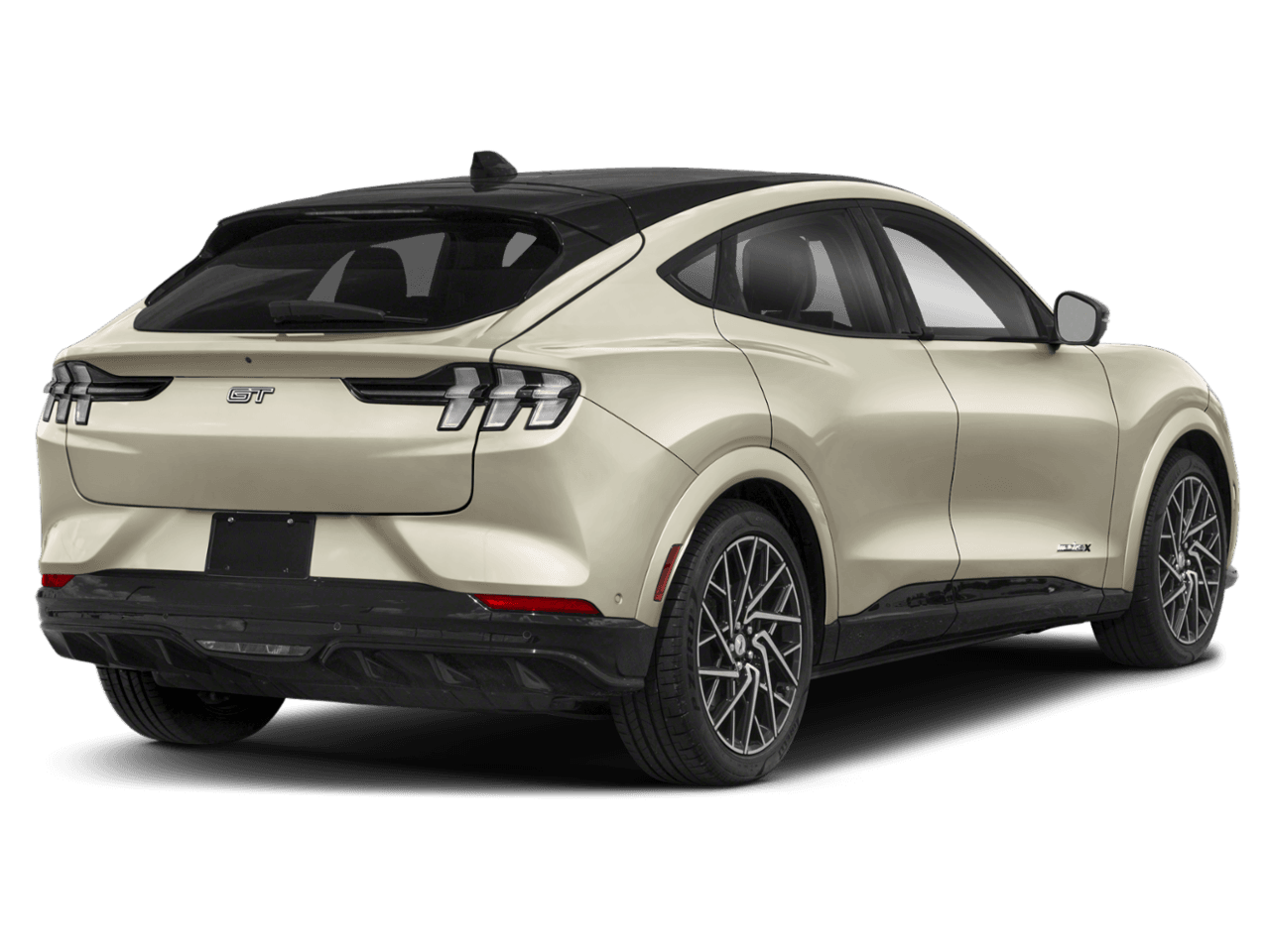 2026 Ford Mustang Mach-E GT - Rear 3/4, facing to the right
