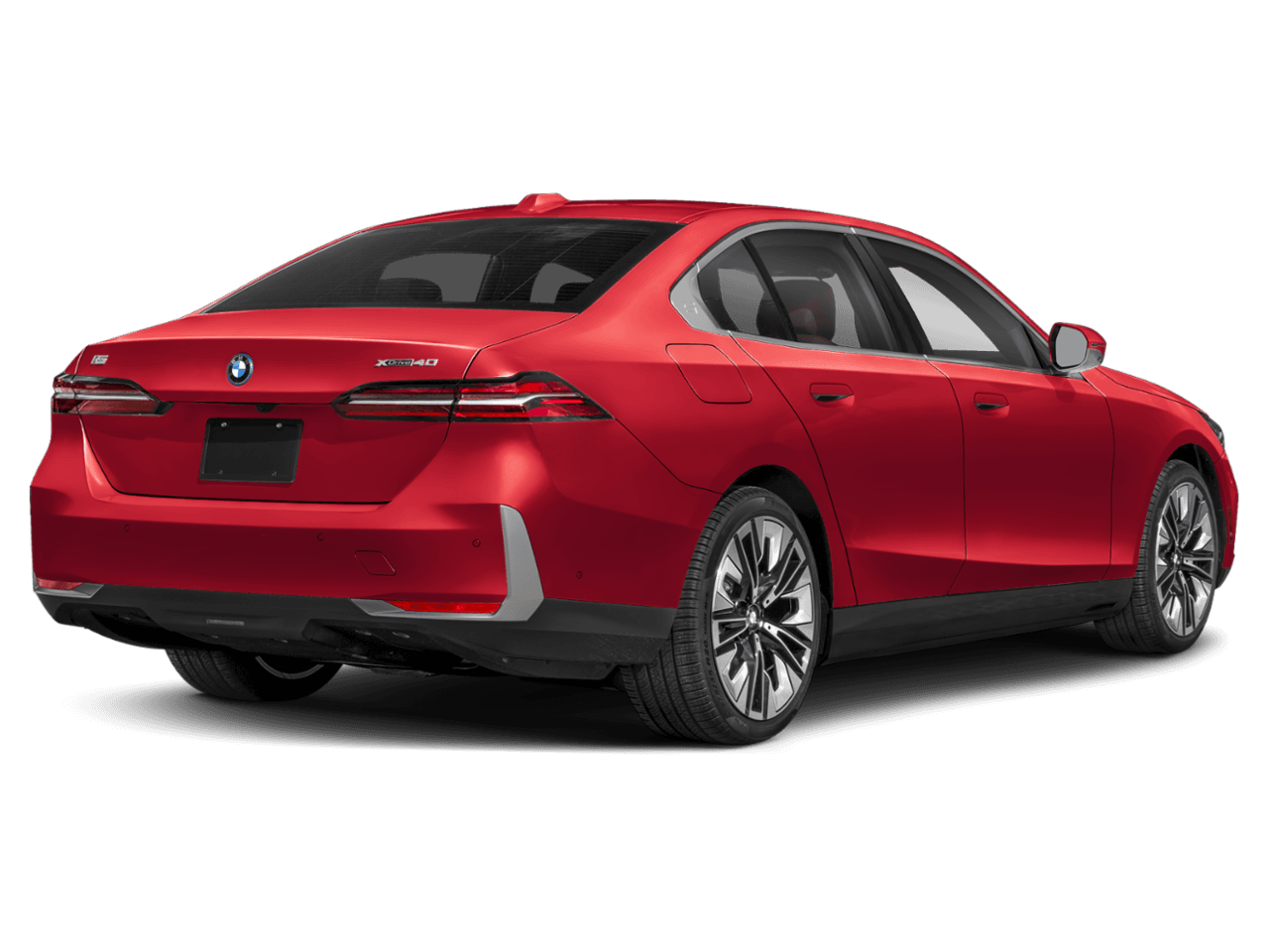 2026 BMW i5 M60 - Rear 3/4, facing to the right
