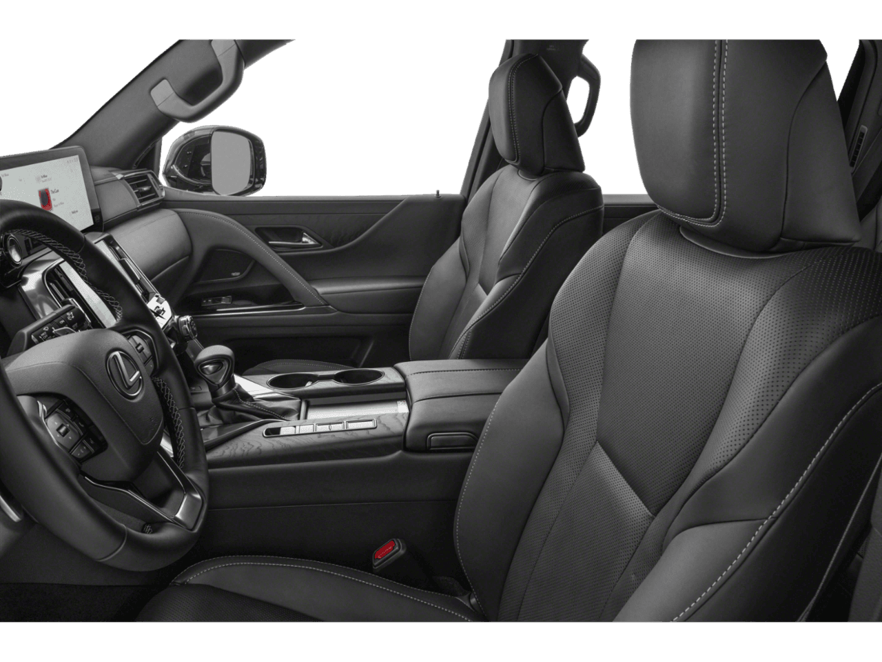 2026 Lexus LX LX 600 Luxury - Interior Driver's Side with Door Open, Front Seat Feature