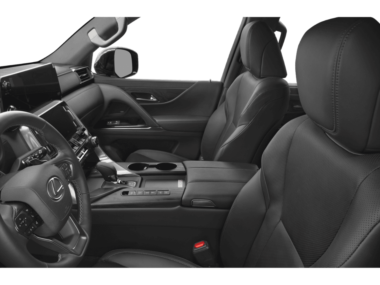 2026 Lexus LX LX 700h Overtrail - Interior Driver's Side with Door Open, Front Seat Feature