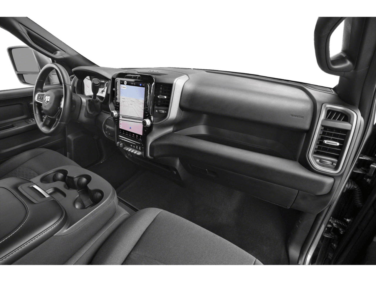 2026 Ram 2500 Black - Interior Passenger Dash