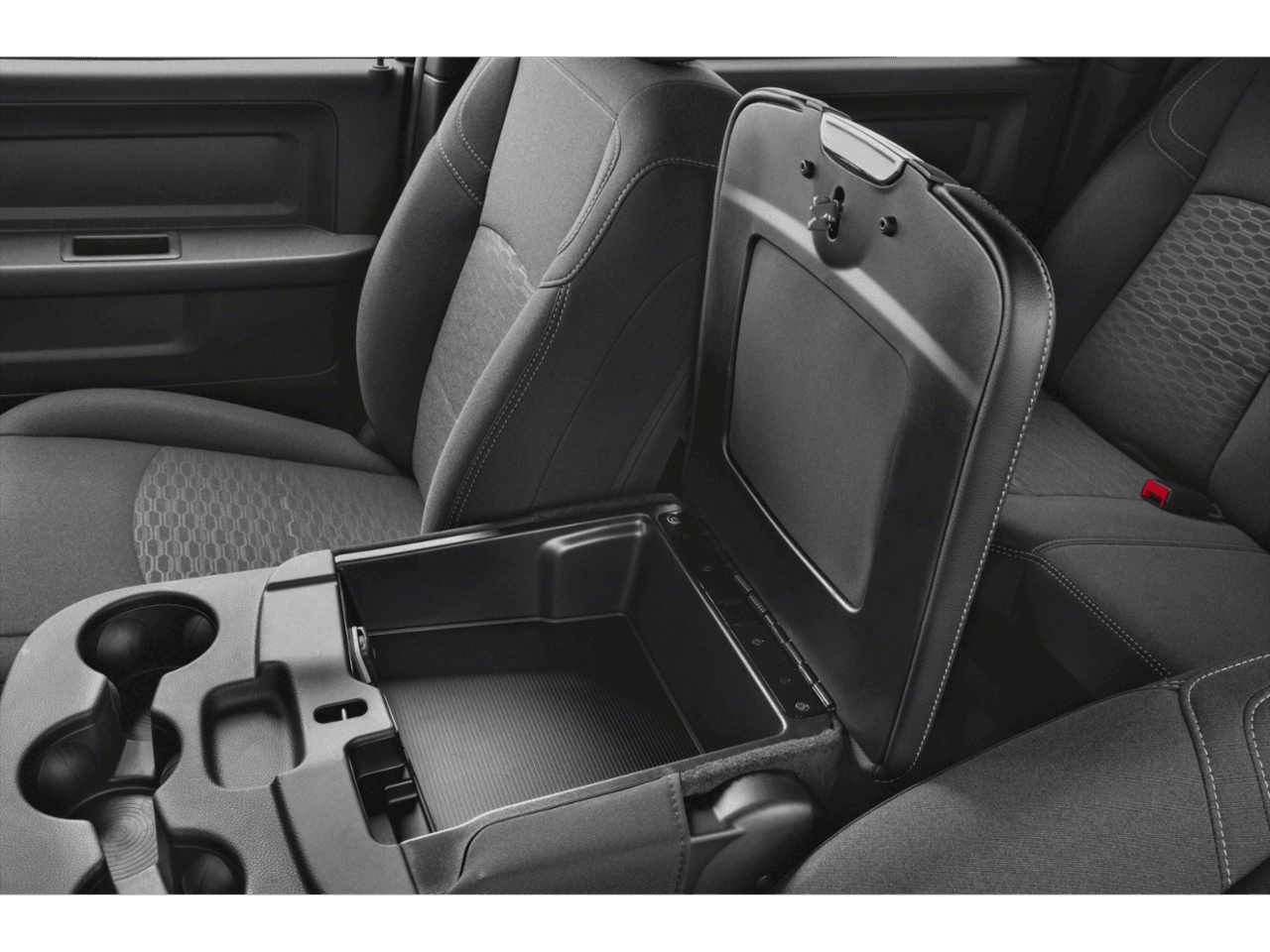 2026 Ram 2500 Black - Interior Center Storage Console