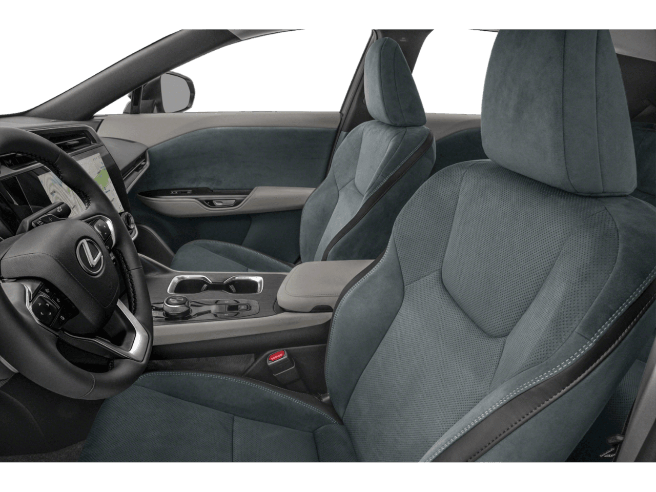 2026 Lexus RZ RZ 450e Luxury - Interior Driver's Side with Door Open, Front Seat Feature