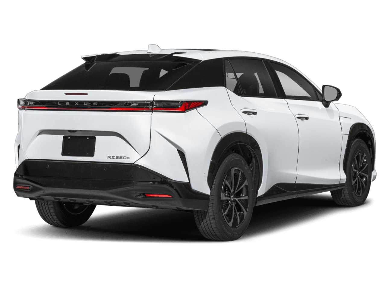 2026 Lexus RZ RZ 350e Premium - Rear 3/4, facing to the right