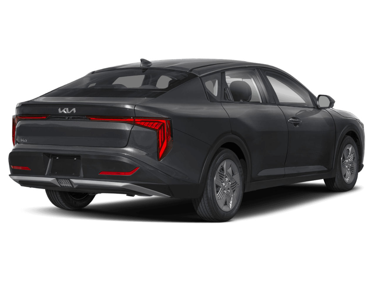 2026 Kia K4 LX - Rear 3/4, facing to the right