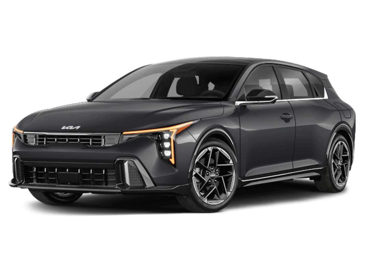 2026 Kia K4 GT-Line - Front 3/4, facing to the left