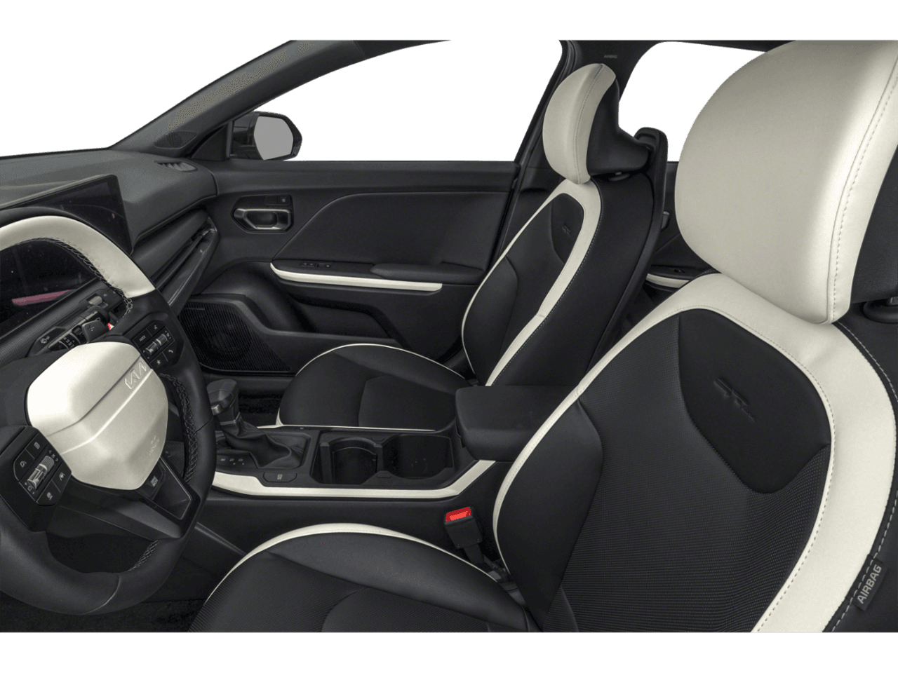 2026 Kia K4 GT-Line Turbo - Interior Driver's Side with Door Open, Front Seat Feature