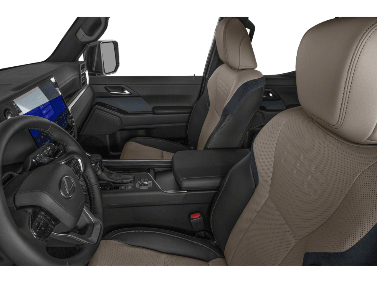 2026 Lexus GX GX 550 Overtrail+ - Interior Driver's Side with Door Open, Front Seat Feature