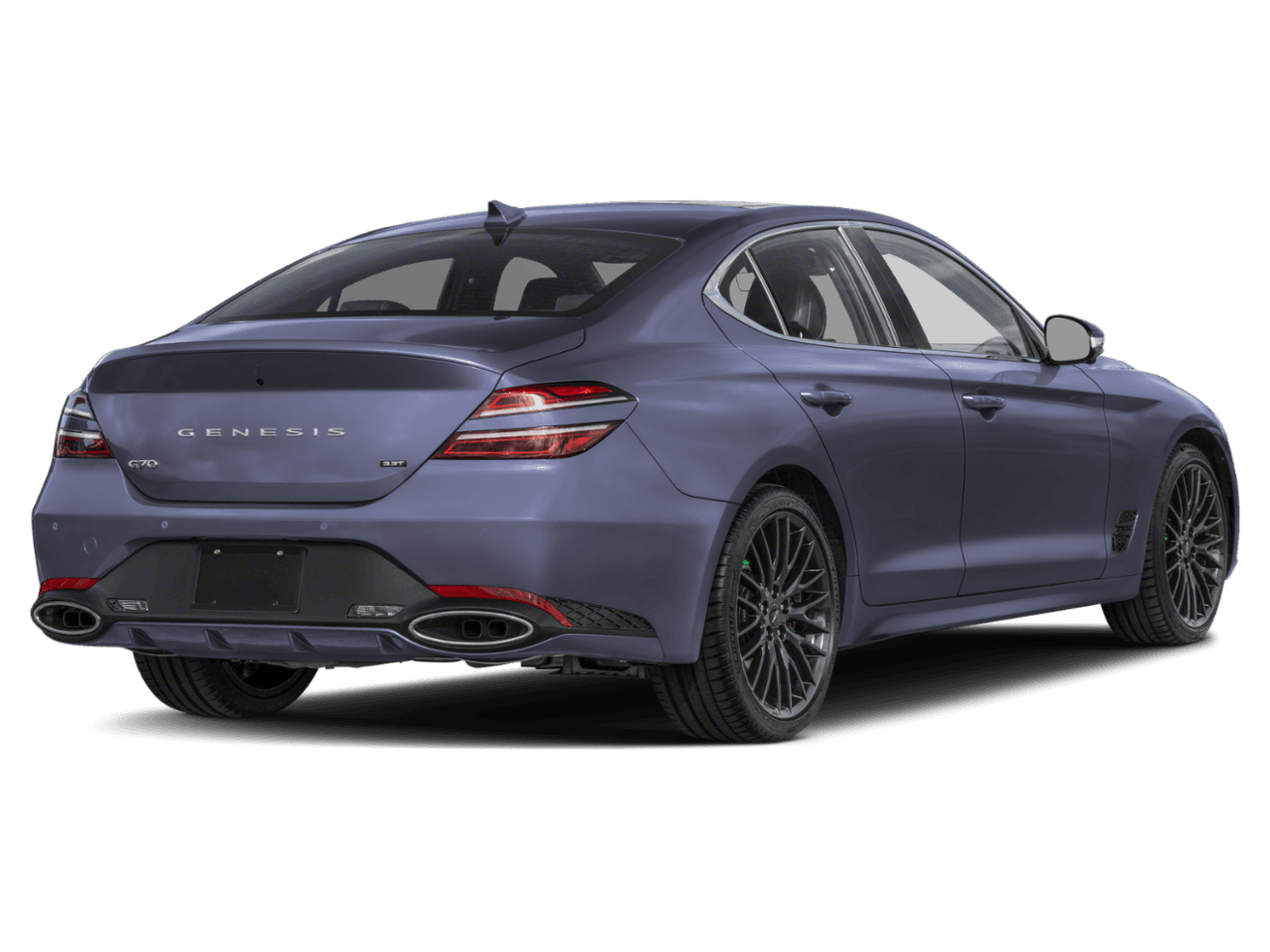 2026 Genesis G70 3.3T - Rear 3/4, facing to the right