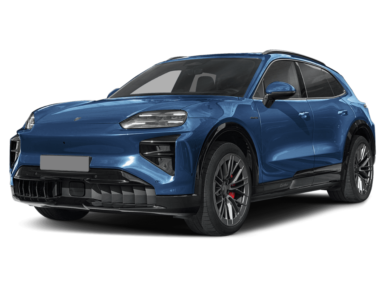 2026 Porsche Cayenne Electric - Front 3/4, facing to the left