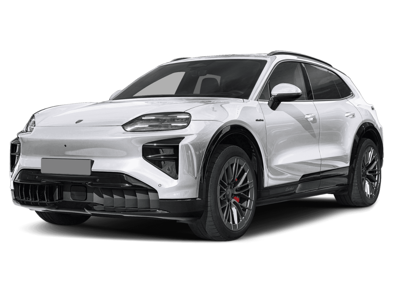 2026 Porsche Cayenne Electric - Front 3/4, facing to the left