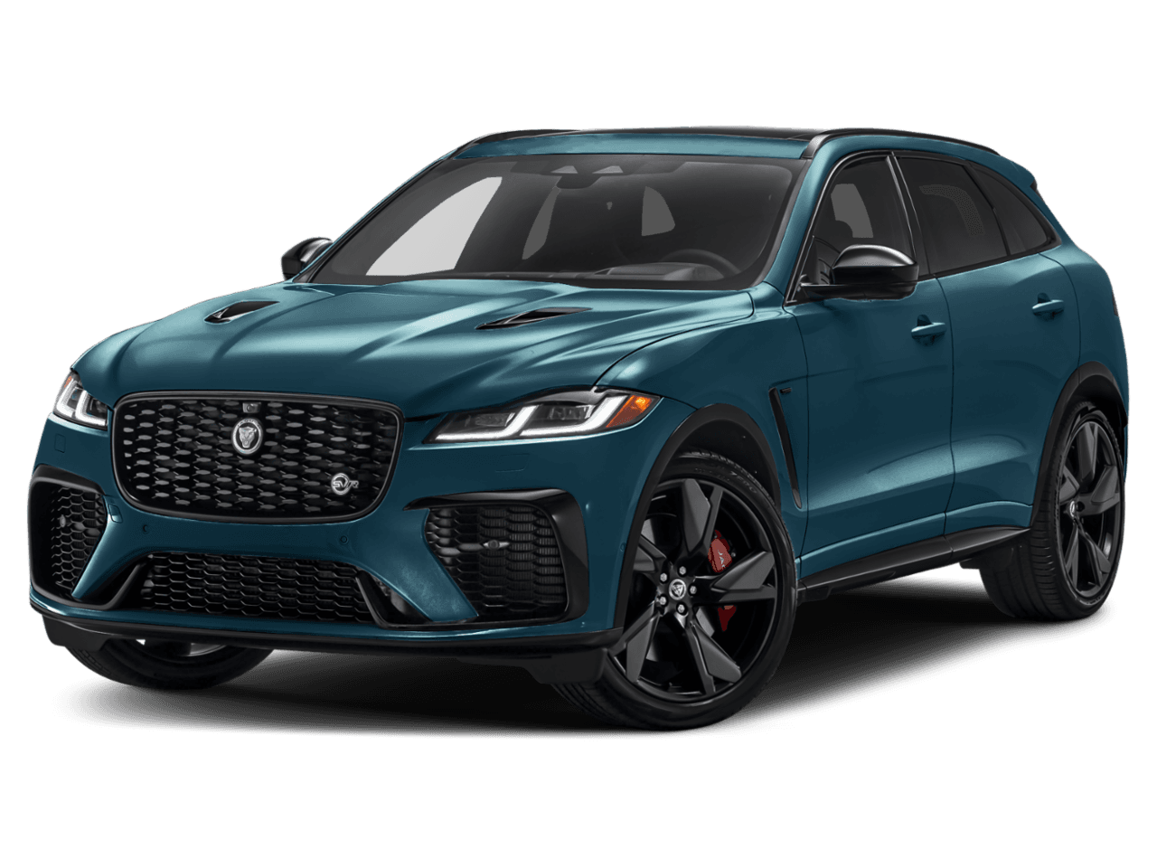 2026 Jaguar F-PACE SVR - Front 3/4, facing to the left