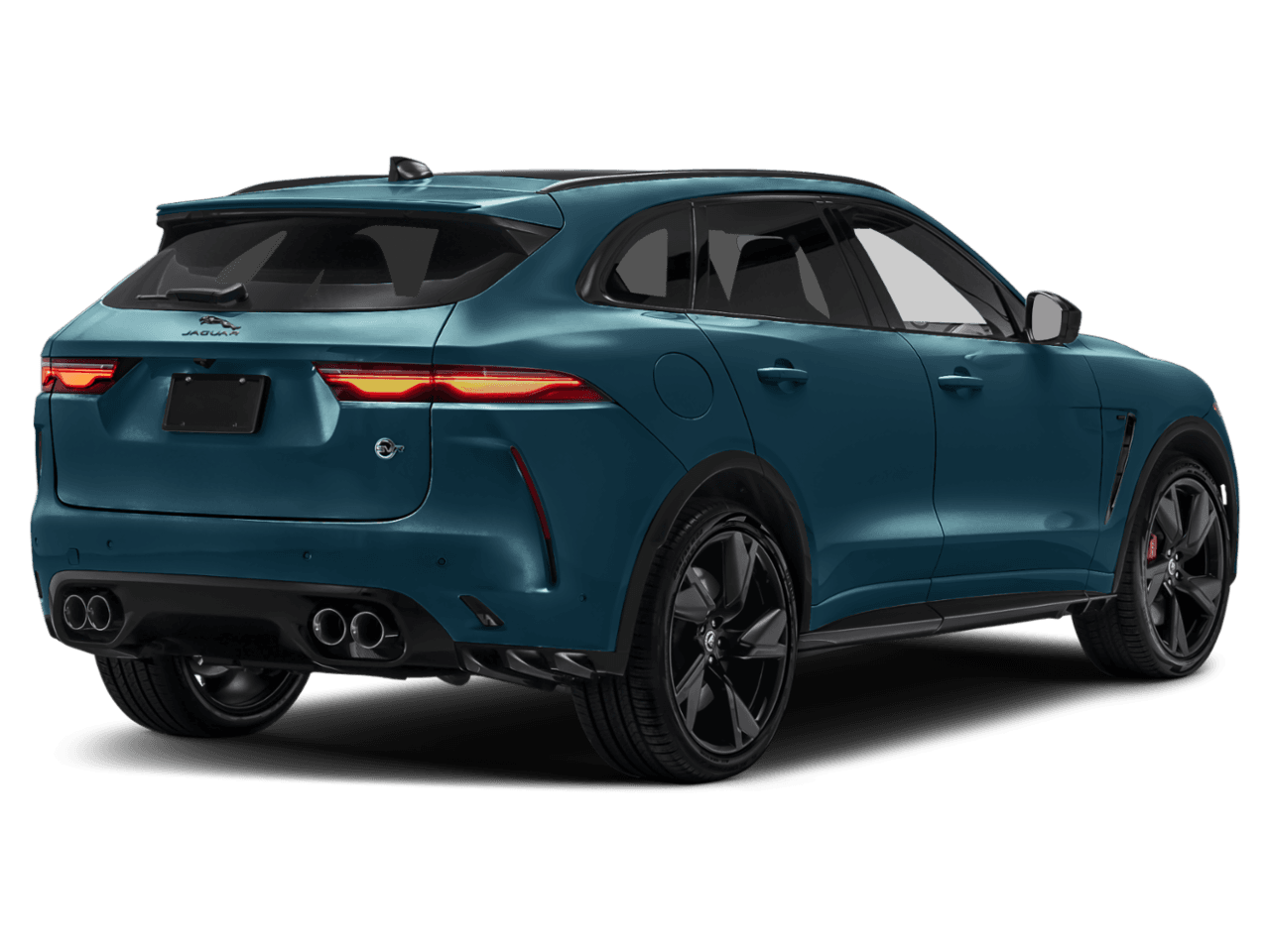 2026 Jaguar F-PACE SVR - Rear 3/4, facing to the right