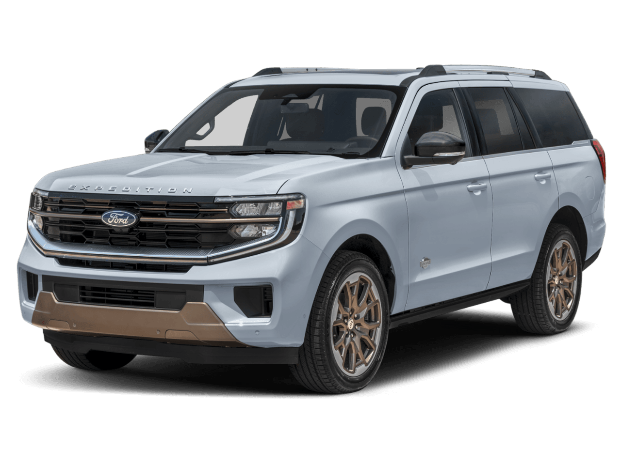 2027 Ford Expedition King Ranch - Front 3/4, facing to the left