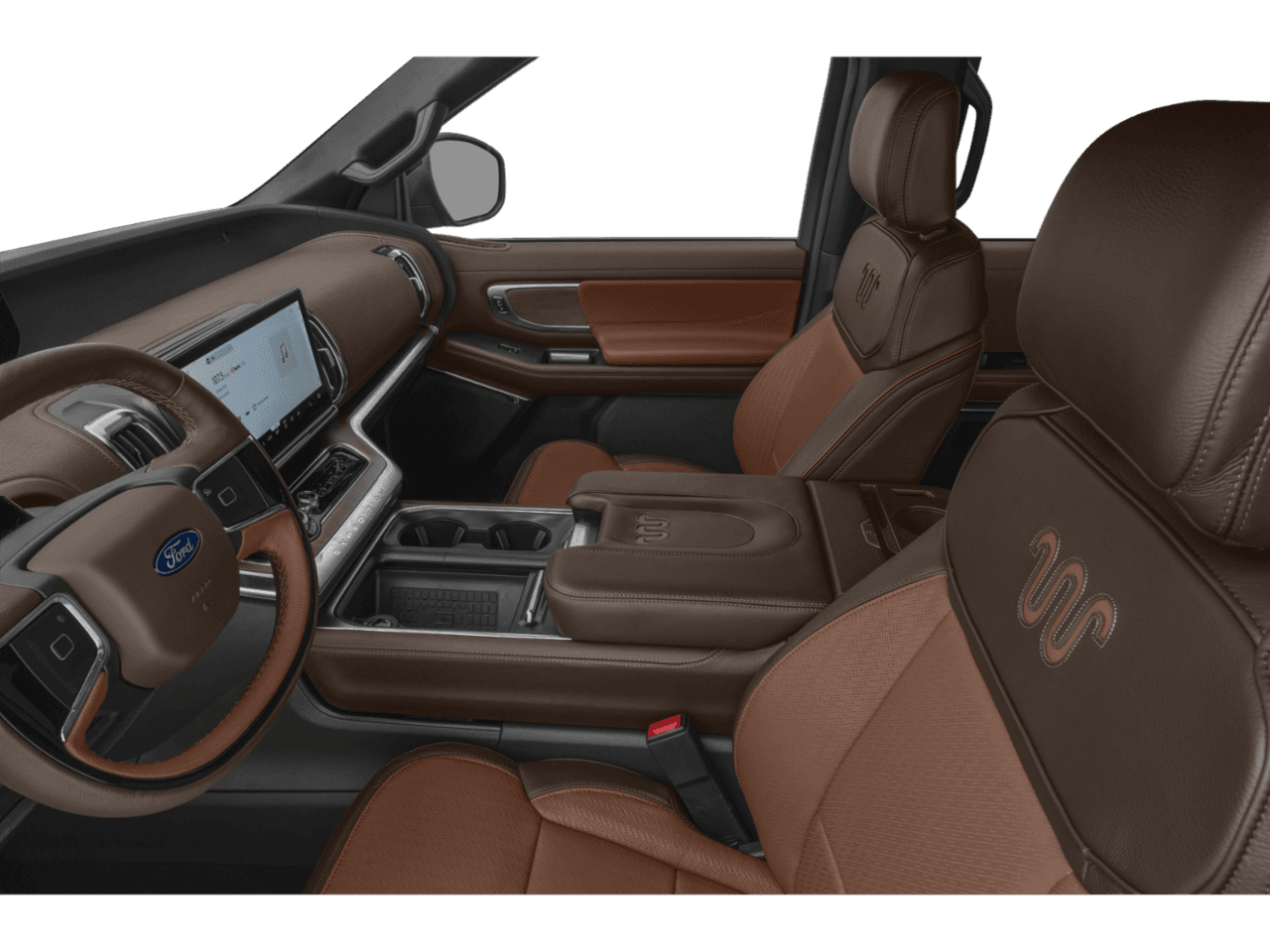 2027 Ford Expedition King Ranch - Interior Driver's Side with Door Open, Front Seat Feature