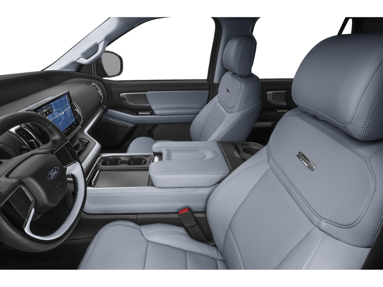 2027 Ford Expedition Platinum - Interior Driver's Side with Door Open, Front Seat Feature