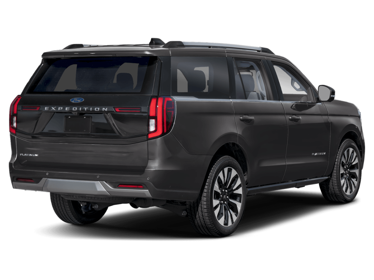 2027 Ford Expedition Platinum - Rear 3/4, facing to the right