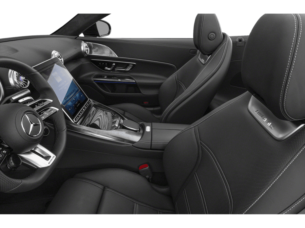 2027 Mercedes-Benz SL AMG SL 63 - Interior Driver's Side with Door Open, Front Seat Feature
