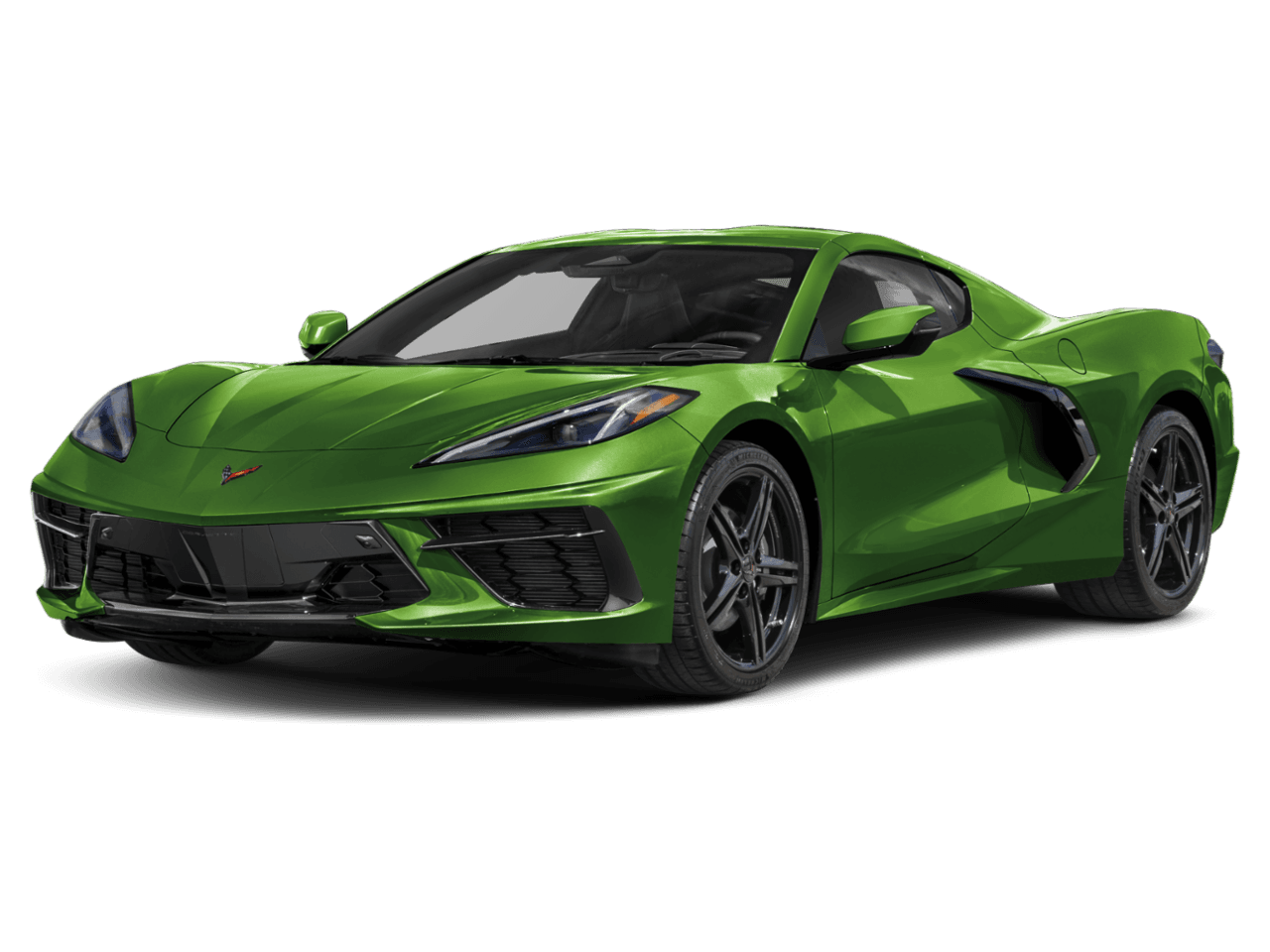 2027 Chevrolet Corvette 2LT - Front 3/4, facing to the left
