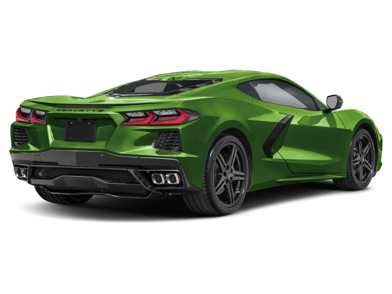 2027 Chevrolet Corvette 2LT - Rear 3/4, facing to the right