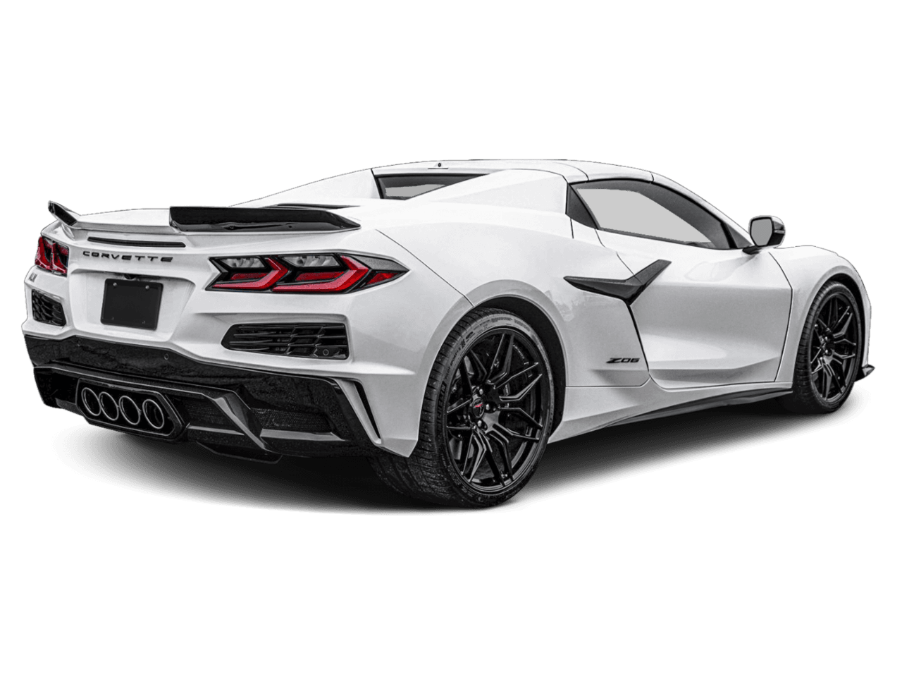 2027 Chevrolet Corvette 2LZ - Rear 3/4, facing to the right