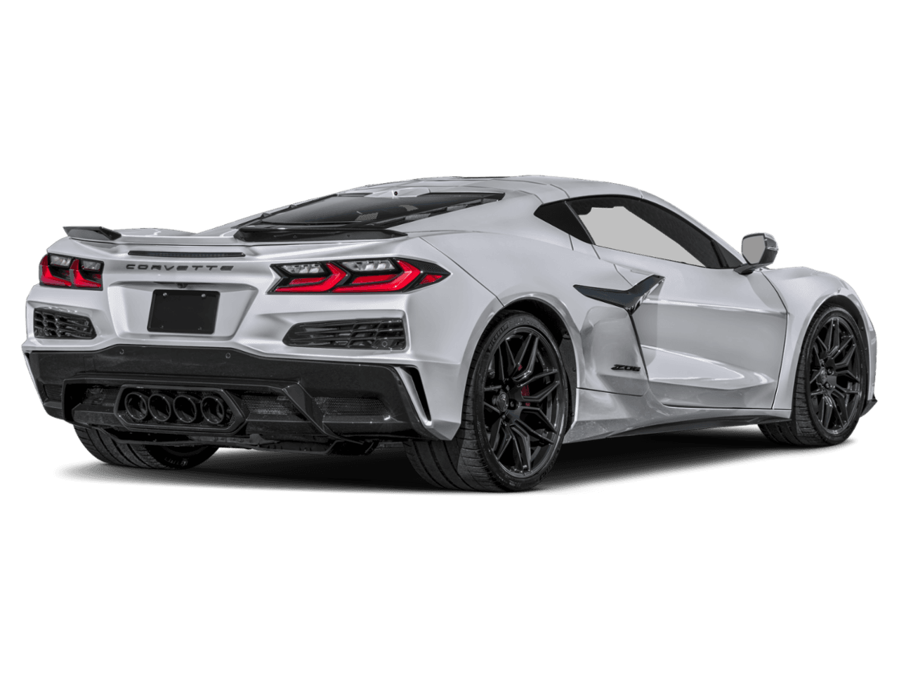 2027 Chevrolet Corvette 2LZ - Rear 3/4, facing to the right