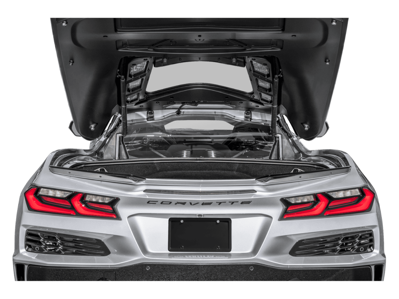 2027 Chevrolet Corvette 2LZ - Interior Trunk with Hatch Open Feature