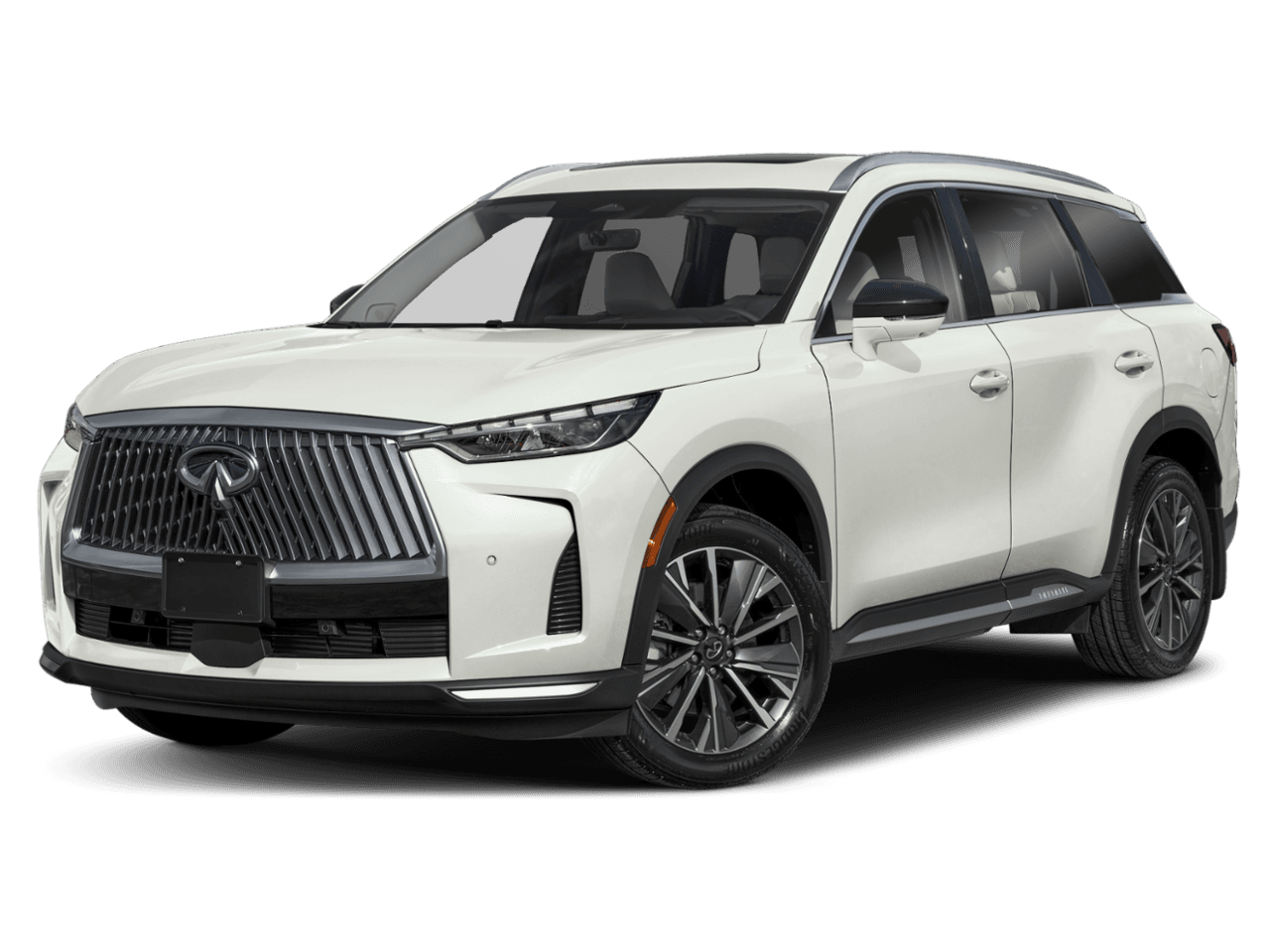 2027 INFINITI QX60 PURE - Front 3/4, facing to the left