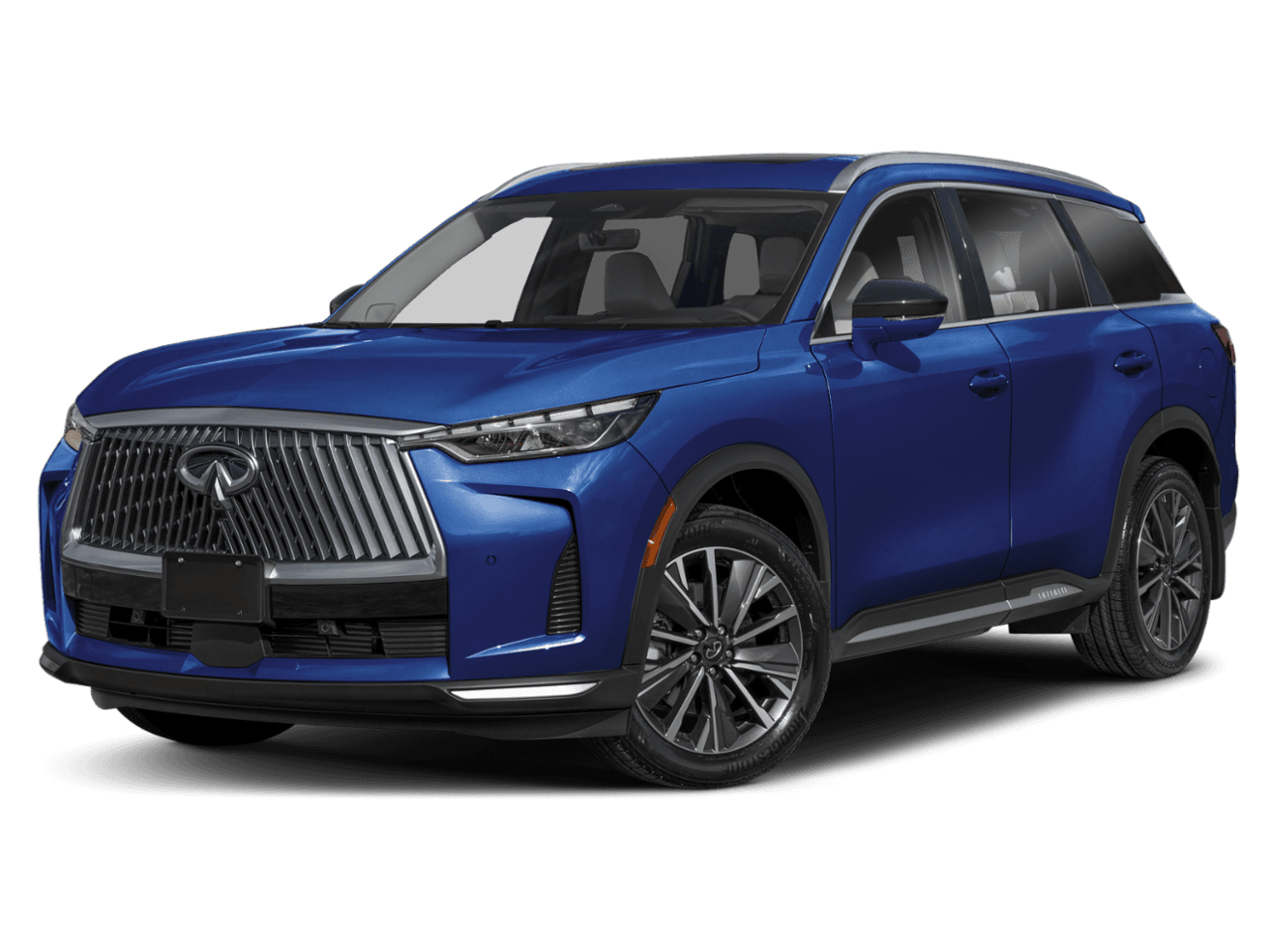 2027 INFINITI QX60 LUXE - Front 3/4, facing to the left