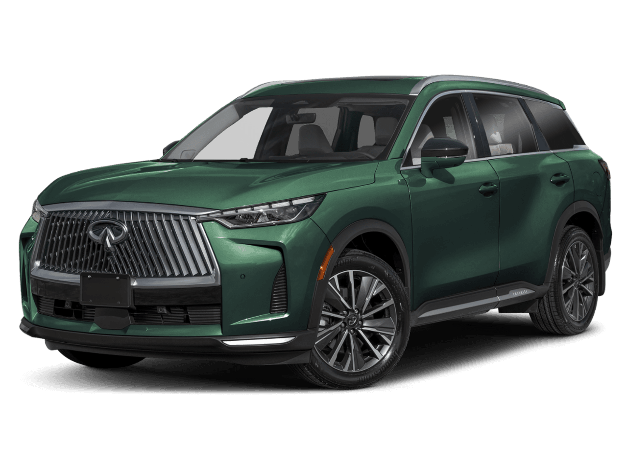 2027 INFINITI QX60 LUXE - Front 3/4, facing to the left