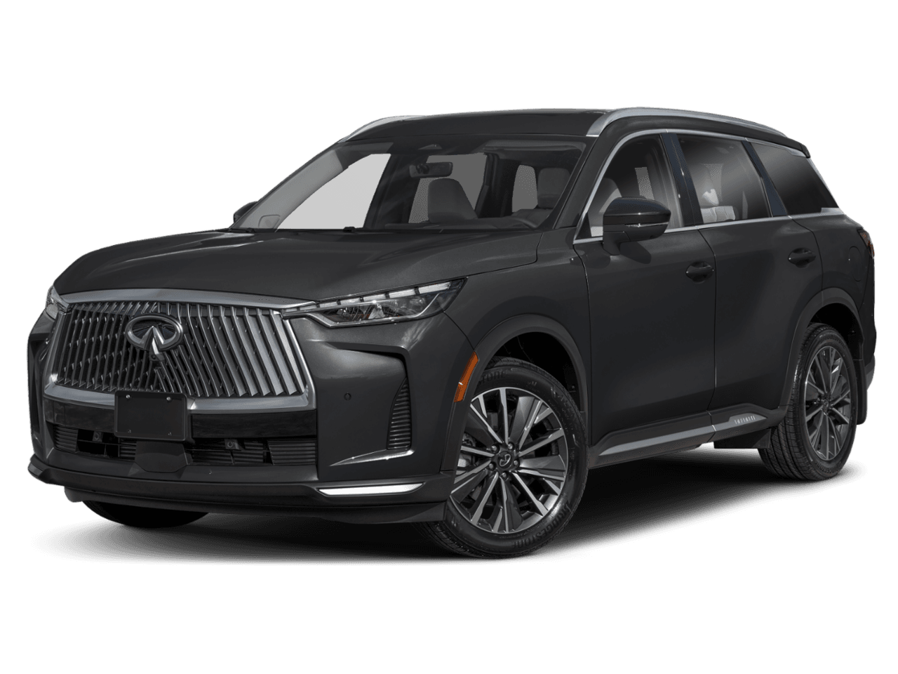 2027 INFINITI QX60 LUXE - Front 3/4, facing to the left