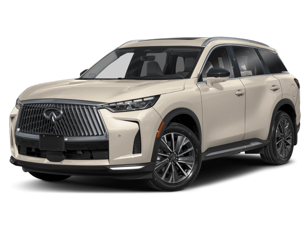 2027 INFINITI QX60 LUXE - Front 3/4, facing to the left