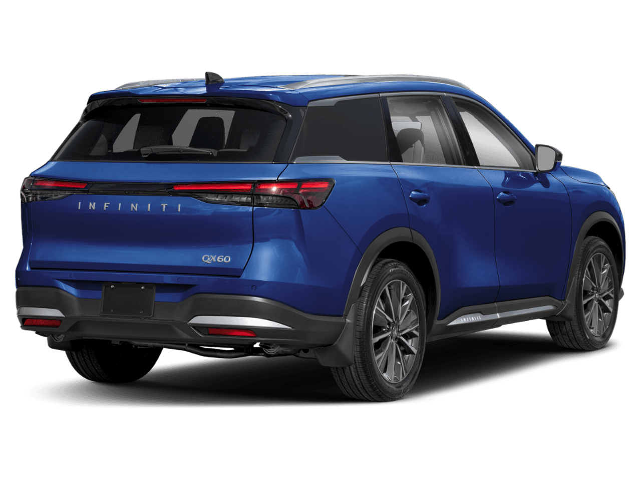 2027 INFINITI QX60 LUXE - Rear 3/4, facing to the right