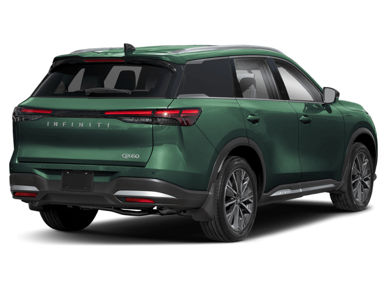 2027 INFINITI QX60 LUXE - Rear 3/4, facing to the right